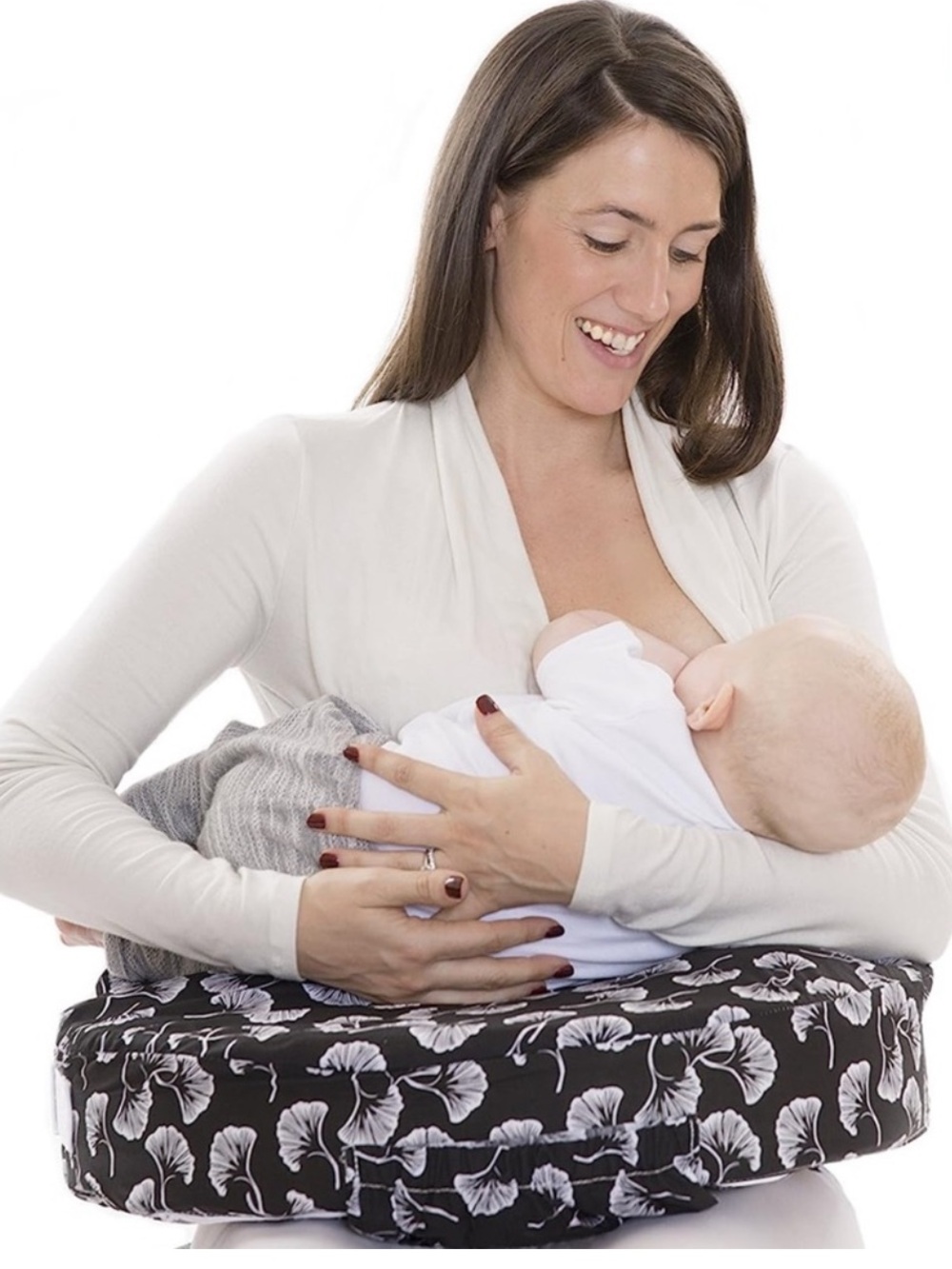My Brest Friend Navy and White Nursing Pillow